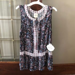 Women's Floral Print Sleeveless Tank Top-Knox Rose